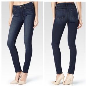 Paige Peg skinny dark wash jeans